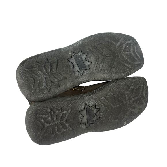 Cabela’s Brown Suede Shearling Boots Sz 10 Women’s Fur Lined Winter Ankle Boots - Picture 5 of 11